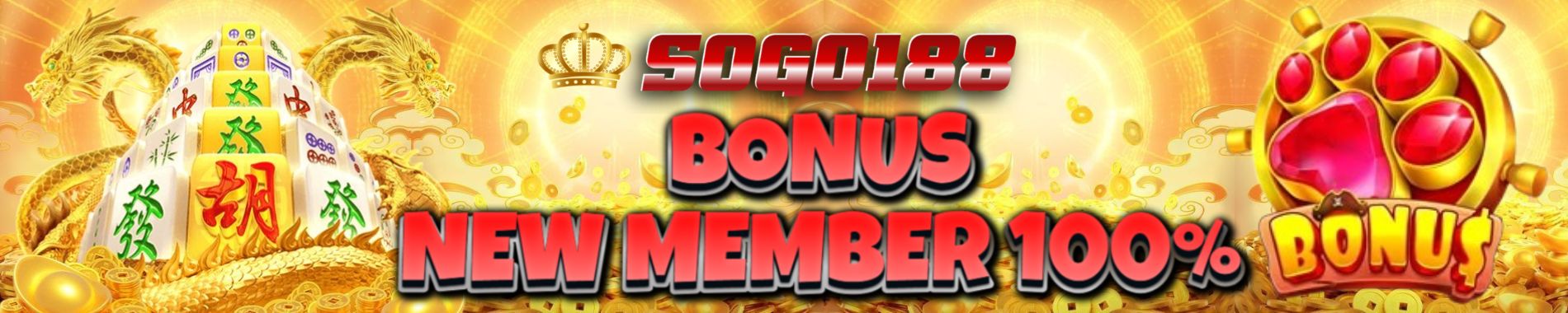 BONUS NEW MEMBER 100%