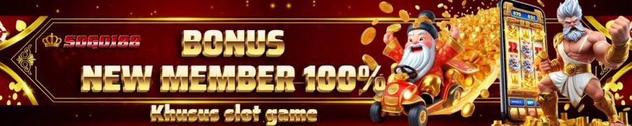 BONUS NEW MEMBER 100%